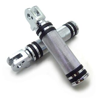 HTTMT MT216-096+PA012 - Diamond Footpeg Compatible with 1999-2001 Triumph Legend (Front & Rear) Chrome