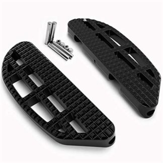 HTTMT- MT216-109A - Black Knob Dominator Passenger Footboard Compatible With Harley 00-17 Softail Street Bob 2016