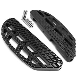 HTTMT- MT216-109C - Dominator Passenger Footboard Kit Compatible With Harley 2006-2019 Dyna Fat Bob Wide Glide Black