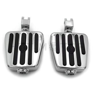 HTTMT MT216-114A+PA006X2 - Skull peg Footpegs Compatible with Yamaha V-Star 1100 650 Custom Stryker V-Max Virago 750