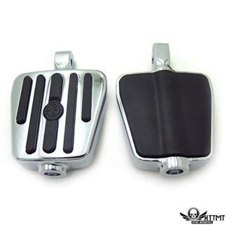 HTTMT- MT216-114B+PA011- Replacement of Skull peg Footpegs For 1995-2008 Suzuki Intruder 1400/Boulevard S83 (Rear)