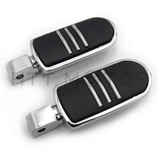 HTTMT MT216-117+PA005X2 - Streamliner Chrome Footpeg Footrest Compatible with Suzuki 01-04 Volusia 800/ VTX1800