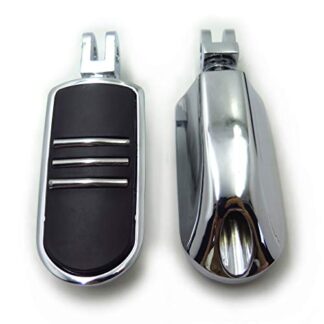 HTTMT MT216-117+PA012 - Streamliner Footpeg Footrest Pair Compatible with 2002-2013 Triumph Bonneville T100 (Rear)