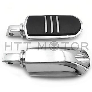 HTTMT MT216-117+PA013X2 - Chrome Streamliner Footpeg Compatible with passenger Victory Cross Country (Except Tour) (Rear)