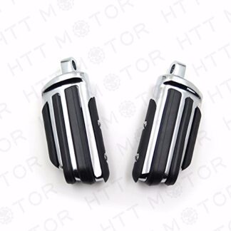 HTTMT MT216-118- Pair Motorcycle Foot Pegs Rest Male Mount Peg Compatible with Harley Yamaha Suzuki New