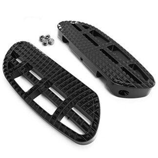 HTTMT- MT216-122B - Dominator Passenger Footboard Rear Black Compatible With Harley 1993-2019 Trike Tri Glide