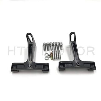 HTTMT MT216-123- Black Passenger Footboard Floorboard Mounting Bracket Compatible with 1993-2019 Touring Trike