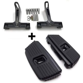 HTTMT- MT216-123+216-129- Hana Square Passenger Footboard FloorBoard For Harley Touring 1893-2018 FLHR FLHX [See Fitment]