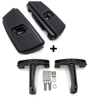 HTTMT- MT216-123+216-129- Passenger Floorboard Hana Square Kit For Harley Touring 93-09 FLHR FLHS FLTR FLHX [See Fitment]