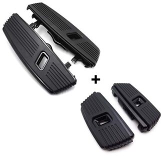 HTTMT- MT216-128+129- Front Rear Hana Square Footboard Floorboard Kit For Harley 86-19 Touring Road King [See Fitment]