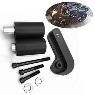 HTTMT MT219-024-BK No Cut Frame Slider Protector Compatible with 2006 2007 2008 Suzuki Gsx-R Gsxr 600 750 Black