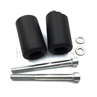 HTTMT MT219-030- No Cut Frame Slider Protector Compatible with 2002 2003 Kawasaki Zx9R Zx-9R Zx 9R Black