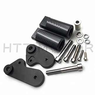 HTTMT MT219-055-CN No Cut Frame Slider Protector Compatible with 2009-2012 YZF R1 Yzfr1 YZF-R1 Carbon