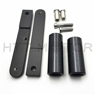 HTTMT MT219-057- No Cut Frame Slider Protector Compatible with 2009 2010 2011 2012 Cbr 600Rr Carbon