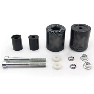 HTTMT MT220-004- Rubber Handlebar Bar End Slider Compatible with Yamaha R1 (1998-2012)/R6 (2006-Up)/ FJR1300