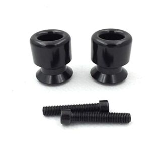 HTTMT MT221-007-8- Black 8mm Swingarm Spool Slider Compatible with Suzuki GSXR GSXR600 GSXR750 GSXR1000 GSXR1100