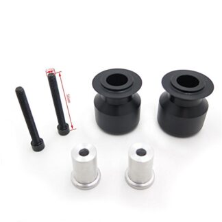 HTTMT MT221-007-E- Black Swingarm Spools 6mm thread Compatible with Yamaha FZ-1 FZ6 FZ8 FZS1000 FZS600 R1