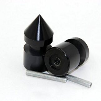 HTTMT MT221-009- Black Spike Swingarm Spools No logo 6mm Thread Compatible with Aprilia Dorsoduro 750 2008-2009 / Yamaha R1 YZF-R1 1998-2013/ Yamaha R6 YZF-R6 1998-2013