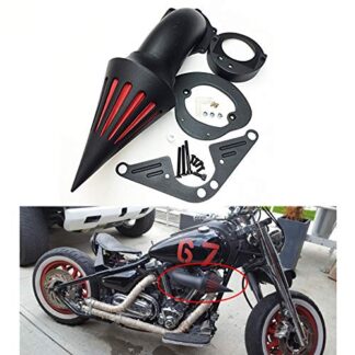 HTTMT MT225-008-BLACK Spike Air Cleaner Compatible with RoadStar 1600 XV1600A 1700 XV1700 1999-2012
