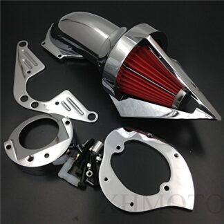 HTTMT MT225C-008- Chrome Triangle Air Cleaner kits Compatible with RoadStar 1600 XV1600A 1700 XV1700 1999-2012