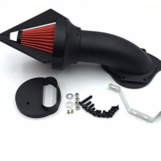 HTTMT MT225C-009-M Motorcycle Matte Black Triangle Spike Air Cleaner kits Compatible with V-Star 1100 Dragstar XVS1100 1999-2012