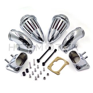 HTTMT MT236B- Bullet Dual Air Cleaner Kit Intake Filter Compatible with Suzuki Boulevard M109 All year