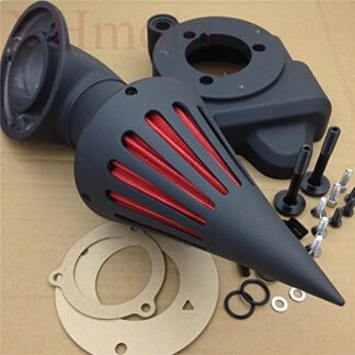 HTTMT MT240- Spike Air Cleaner Kits Compatible with 2014 Harley Davidson Electra Glide Flhtcu Black