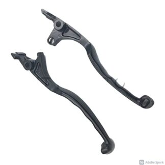 HTTMT MT241-010- New Black Brake Clutch Skull Hand Lever Compatible with Kawasaki Vulcan 1500 1600 2003-2008