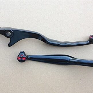 HTTMT MT241-012- New Black Brake Clutch Skull Hand Lever Compatible with Shadow 600 750 1100 Magna 750