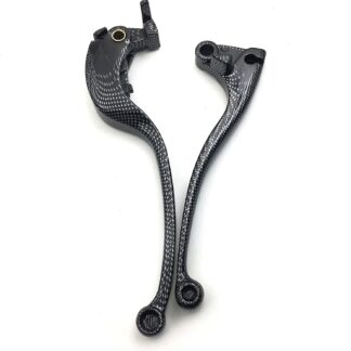 HTTMT MT241-015- Carbon Brake Clutch Lever Compatible with 2007-2012 2009 2010 2011 Kawasaki ZX6R ZX-10R 07-12