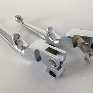 HTTMT MT241-021- Chrome Brake Clutch Lever Compatible with Harley Davidson Xl Sportster 883 1200 Softail