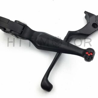 HTTMT MT241-022- Brake Clutch Levers Compatible with Harley Flhtci Flhtcui Flhti Flstci Flhri Flstsb Flstc BLACK