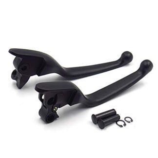 HTTMT MT241-026- Motorcycle Parts Black Brake Clutch Hand Lever Compatible with Harley 2008-2013 Touring and Trike models 2014-later FLHR and FLHRC (DOES NOT fit models equipped with hydraulic clutch)