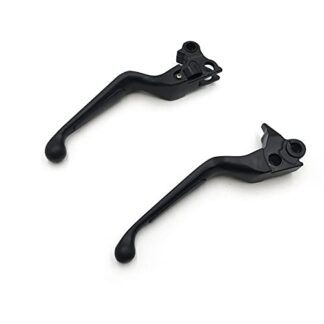 HTTMT MT241-027B- Rubber Brake Clutch Hand Lever Compatible with Harley 96-03 XL/96-07 Dyna Touring/96-07 Softail