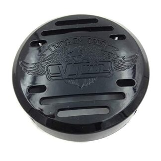 HTTMT MT246-004-BK Black Horn Cover Compatible with Kawasaki Vulcan 800 Vstar 650 1100 Classic Silverado