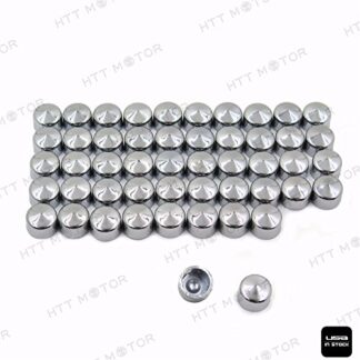 HTTMT MT247-018- 50 Piece Chrome Cap Dress Kit Compatible with 07-17 Harley Touring Engine Trans Primary More