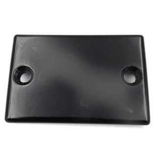 HTTMT MT249-007- Motorcycle Black Billet Aluminum Rear Brake Fluid Reservoir Cap Cover"RR" Engraved Compatible with CBR 600RP CBR 1000RR NT-650 Hawk VFR-750F VTR-1000F Superhawk