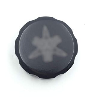 HTTMT MT249-011- Motorcycle Black Front Master Cylinder Fluid Reservoir Cap Cover"" Engraved Compatible with Yamaha 1998-2014 YZF R1 2006-2012 YZF R6S 1995-2009 YZF 600R 2006-2015 Yamaha FJR1300A