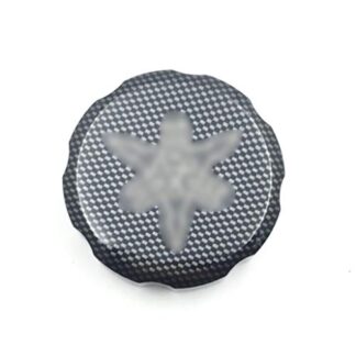 HTTMT MT249-011- Motorcycle Carbon Front Master Cylinder Fluid Reservoir Cap Cover"" Engraved Compatible with Yamaha 1998-2014 YZF R1 2006-2012 YZF R6S 1995-2009 YZF 600R 2006-2015 Yamaha FJR1300A