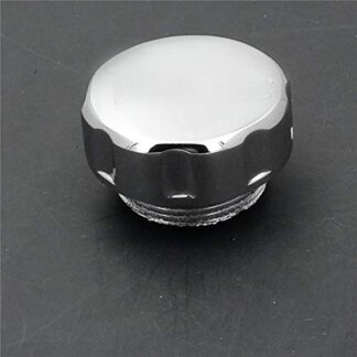 HTTMT MT249-029- Motorcycle Chrome Brake Fluid Reservoir Cap Cover"Vulcan" Engraved Compatible with Kawasaki Vulcan 500 / Vulcan 750/ Vulcan 800 /Vulcan 900 / Vulcan 1500 / Vulcan 1600