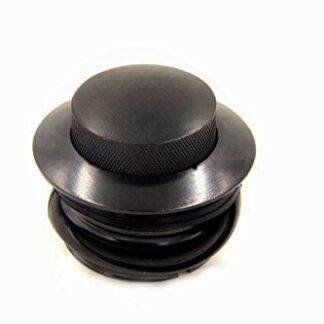 HTTMT MT249-039- Motorcycle Black Pop Up Gas Cap Vented Fuel Tank Cap RESERVE THREAD Compatible with 1982-2010 Harley Davidson