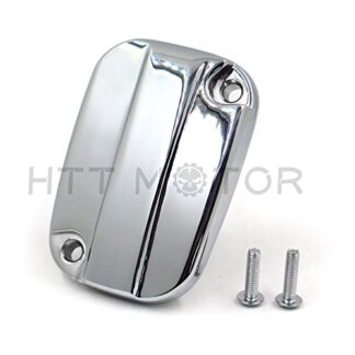HTTMT MT249-063- Front Clutch Master Cylinder Cover Compatible with Harley '14-'16 Touring Road King Chrome