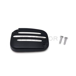 HTTMT MT249-064A-M Front Hydraulic Clutch Master Cylinder Cover Compatible with 06-17 VRSC 14-16 Touring Groove