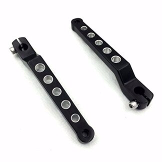 HTTMT MT268-009B- Motorcycle Black Aluminum Heel/Toe Shift Levers Compatible with Harley Davidson Road King 1988 and later