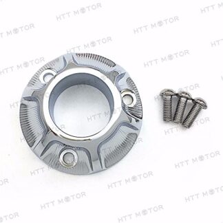 HTTMT MT272-010- Exhaust Tip Compatible with Kawasaki Klx 125 /Klx 125L Suzuki Drz Yamaha Tt-R50/Tt-R125E chrome
