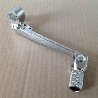 HTTMT MT280-011- Motorcycle Chrome High Tensile Strength Aluminum Folding Rear Brake Pedal Foot Lever Compatible with Yamaha YZF R1 2007-2008