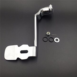HTTMT MT280-018- Motorcycle Chrome Rear Brake Lever Brake Pedal Foot Lever Compatible with 2014-later Touring Trike (Freewheeler/Electra Glide)