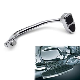HTTMT- MT280-019- Chrome Brake lever Pedal w/Arm Upgrade Bolt on Compatible With Goldwing Kuryakyn 4038