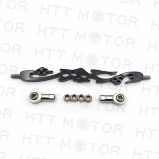 HTTMT MT288-004- Black Skull Billet Shift Linkage Compatible with Harley Davidson Softail Standard FXST