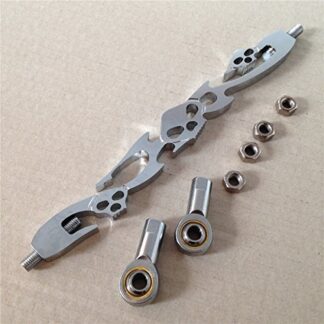 HTTMT MT288-004- Chrome Skull Billet Shift Linkage Compatible with Harley Davidson Softail Standard FXST